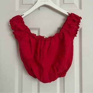 Garage Eyelet Crop Top Size XS